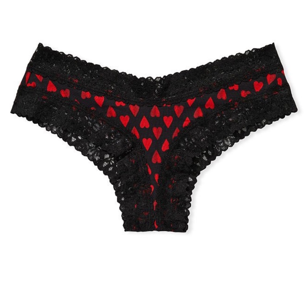 VS❤️ Lace Waist Cheeky Hearts Victoria's Secret Valentine’s Day NWT - Picture 12 of 16
